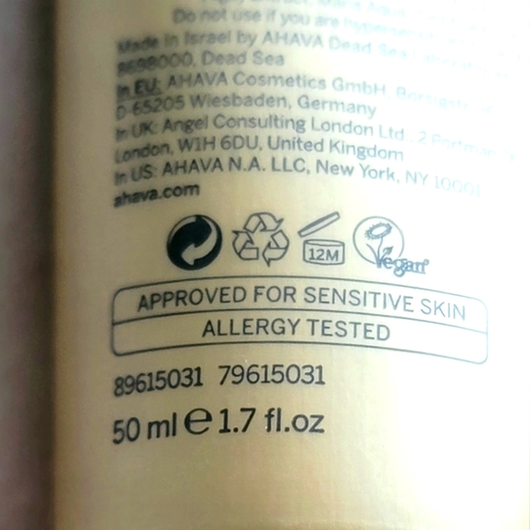 NEW AHAVA 24k Gold Mineral Mud Mask 50 ml - Picture 5 of 5